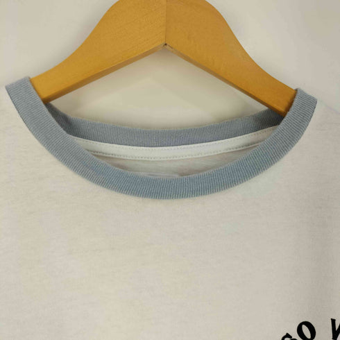 オーバープリント OVER PRINT リンガーTシャツ メンズ JPN:L